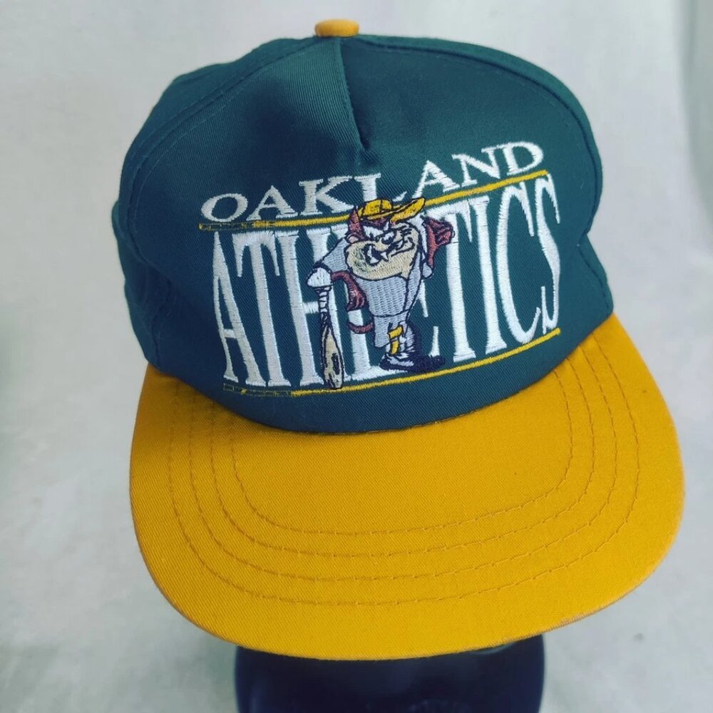 Kids Hat Oakland Athletics Taz Tasmanian Devil WB Cartoon Snap Back